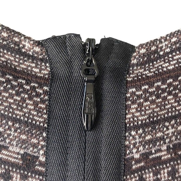 Tibi Dress Womens Small Black Skater Wool Patterned Sleeveless Textured Ladies - Picture 7 of 16